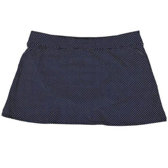 Lands End Polka Dot Swim Skirt Bottom size 14 - Picture 1 of 7